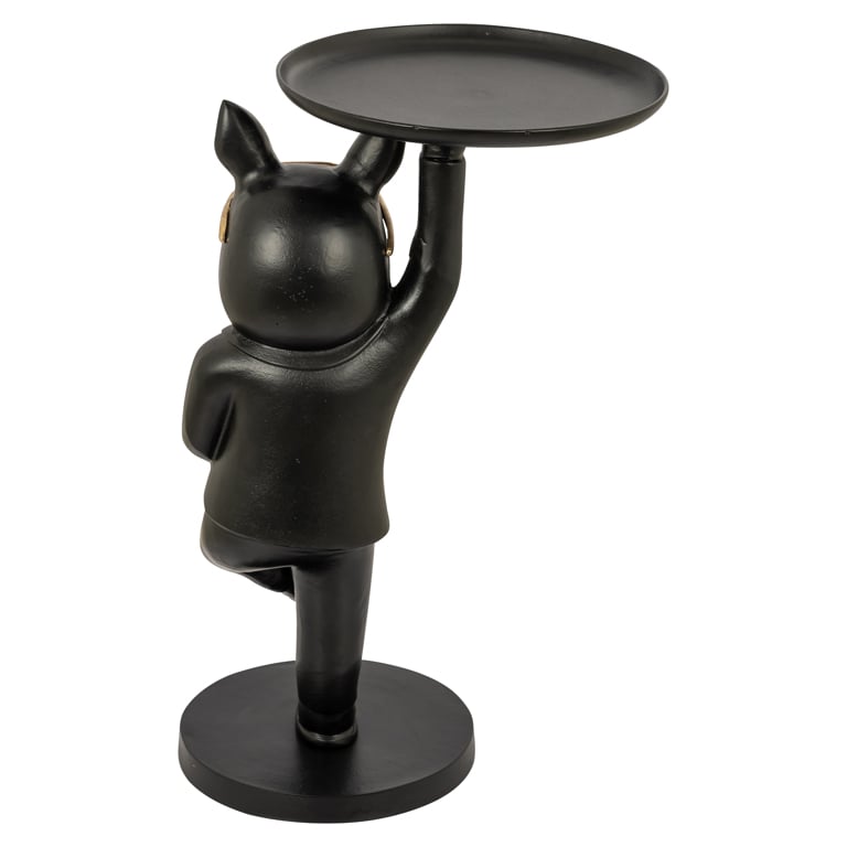 Bijzettafel Bullie (Black/gold) van Richmond Interiors – Luxe comfort op maat van PureWonen. Vraag naar de beste prijs.