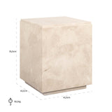 Bijzettafel Stanford Dyna vierkant blok (Beige) van Richmond Interiors – Luxe comfort op maat van PureWonen. Vraag naar de beste prijs.