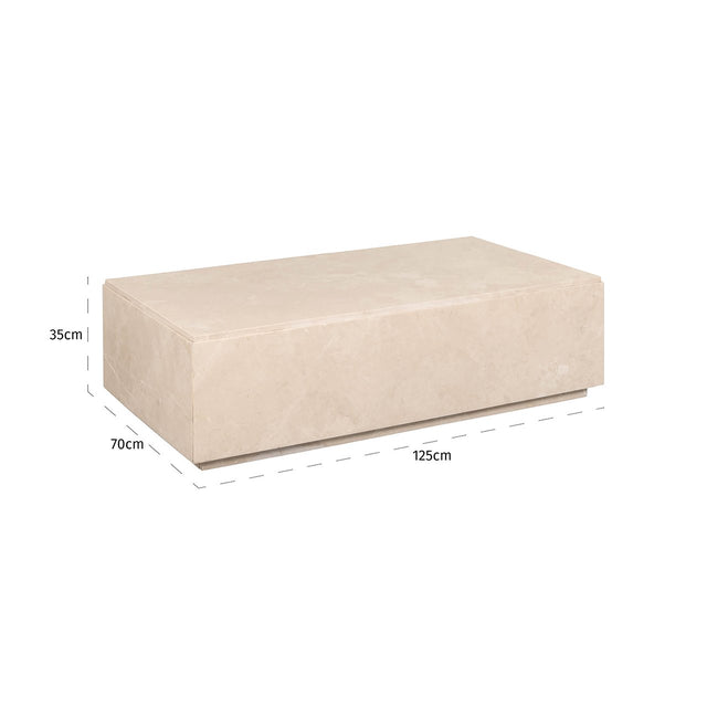 Salontafel Stanford (Beige) van Richmond Interiors – Luxe comfort op maat van PureWonen. Vraag naar de beste prijs.