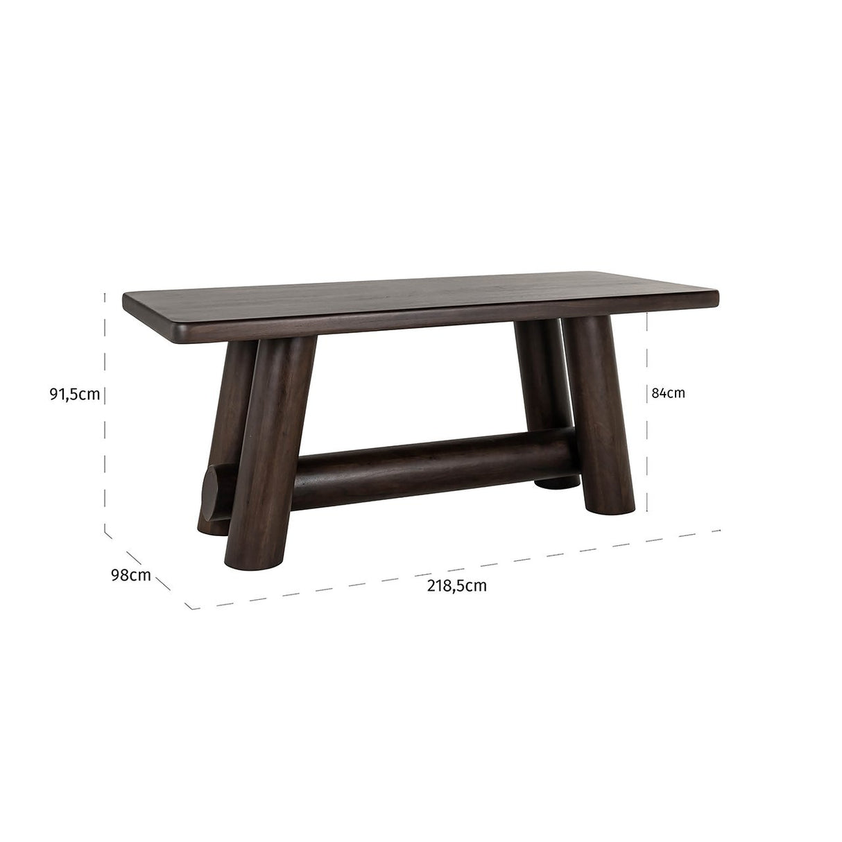 Countertafel Menara 219 (Brown) van Richmond Interiors – Luxe comfort op maat van PureWonen. Vraag naar de beste prijs.