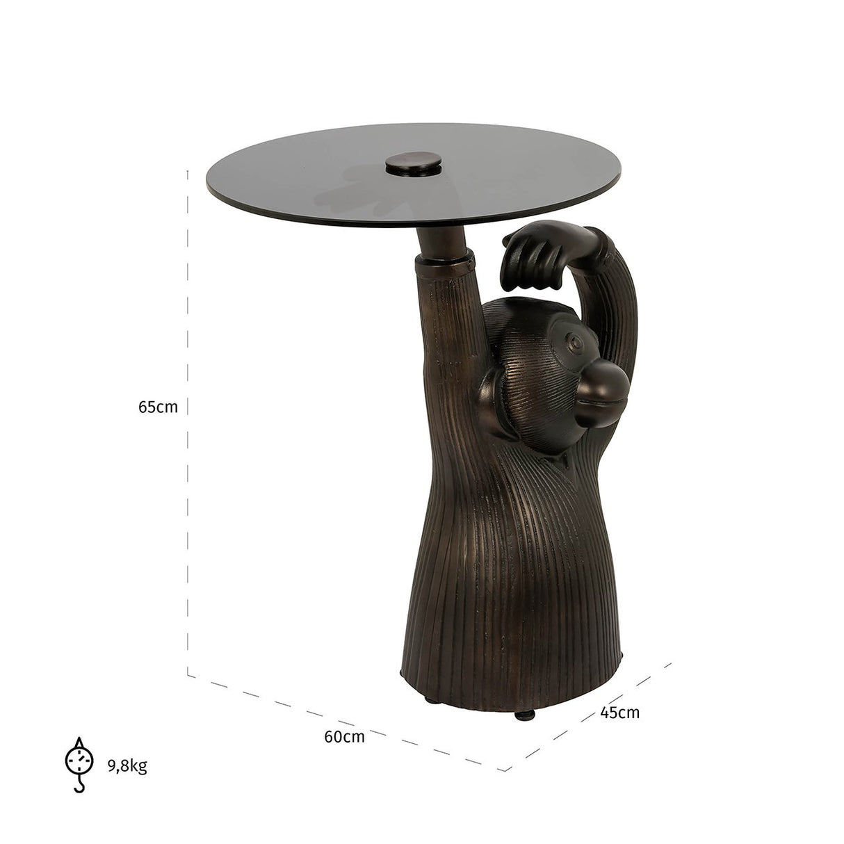Bijzettafel Ape (Bronze) van Richmond Interiors – Luxe comfort op maat van PureWonen. Vraag naar de beste prijs.