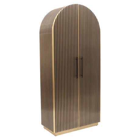 Wandkast Les Arcs 2-deurs (Brushed Gold) van Richmond Interiors – Luxe comfort op maat van PureWonen. Vraag naar de beste prijs.