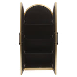 Wandkast Les Arcs 2-deurs (Brushed Gold) van Richmond Interiors – Luxe comfort op maat van PureWonen. Vraag naar de beste prijs.
