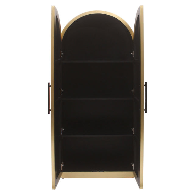 Wandkast Les Arcs 2-deurs (Brushed Gold) van Richmond Interiors – Luxe comfort op maat van PureWonen. Vraag naar de beste prijs.