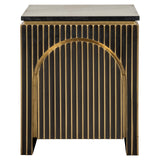 Nachtkastje Les Arcs 1-deur (Brushed Gold) van Richmond Interiors – Luxe comfort op maat van PureWonen. Vraag naar de beste prijs.