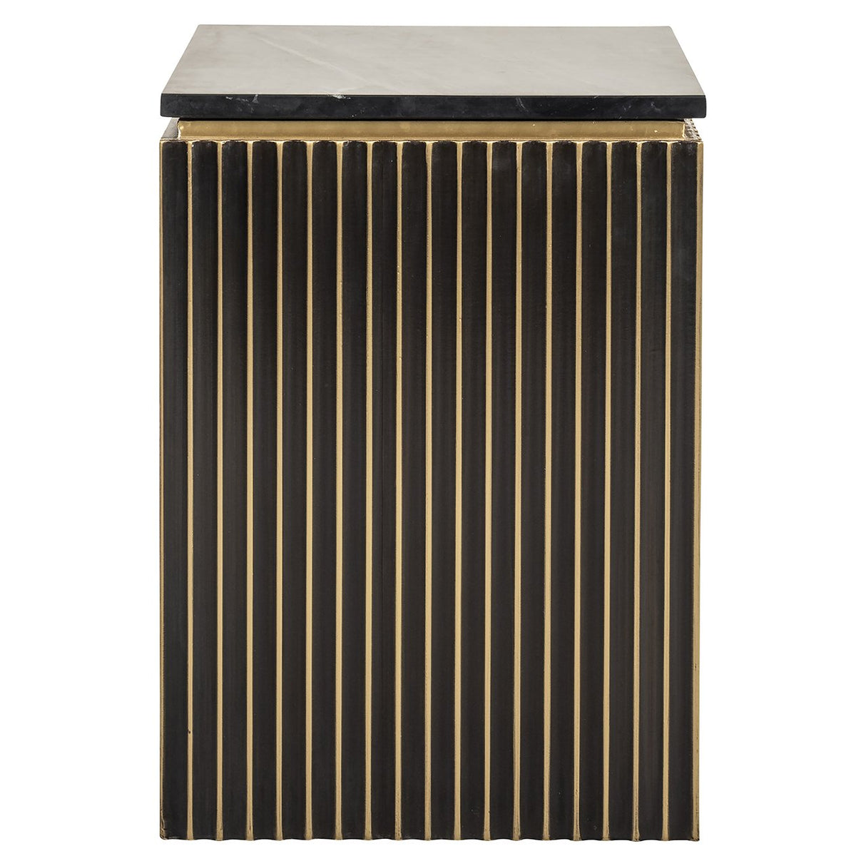 Nachtkastje Les Arcs 1-deur (Brushed Gold) van Richmond Interiors – Luxe comfort op maat van PureWonen. Vraag naar de beste prijs.