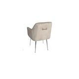 CHAIR MILA  VC802A SILVER + TAUPE