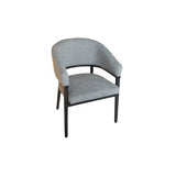 CHAIR MALTA  ZB-5634 BLACK LEGS GREY 15