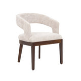 CHAIR SINDY ZB-5689 BROWN LEGS FY2415-6 TAUPE