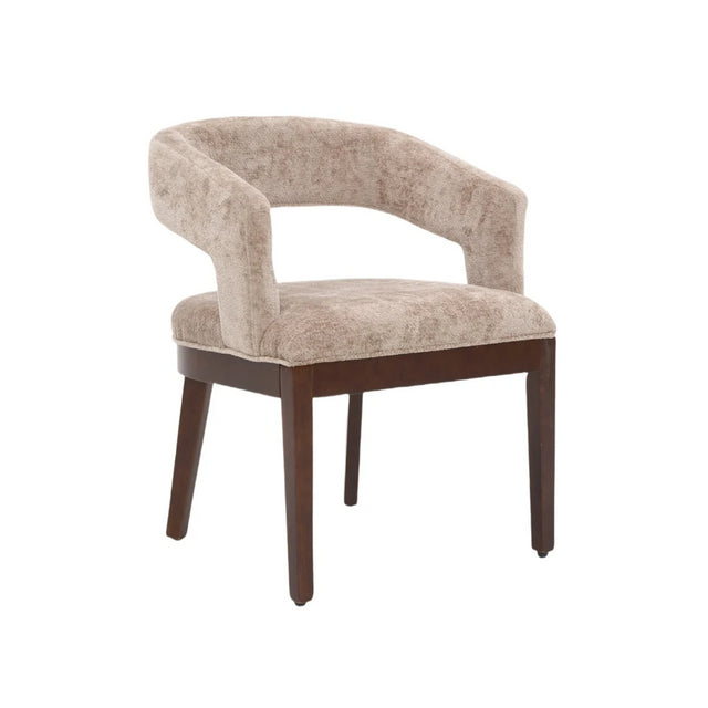 CHAIR SINDY ZB-5689 BROWN LEGS FY2415-8 BROWN