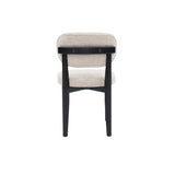 CHAIR SILLA ZB-5684 BLACK LEGS TAUPE  FY2415-6