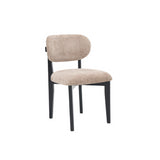 CHAIR SILLA ZB-5684 BLACK LEGS BROWN  FY2415-8