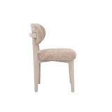 CHAIR SILLA ZB-5684 CHAMPAGNE LEGS BROWN  FY2415-8