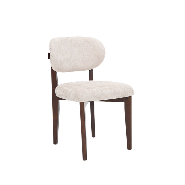 CHAIR SILLA ZB-5684 BROWN LEGS TAUPE  FY2415-6