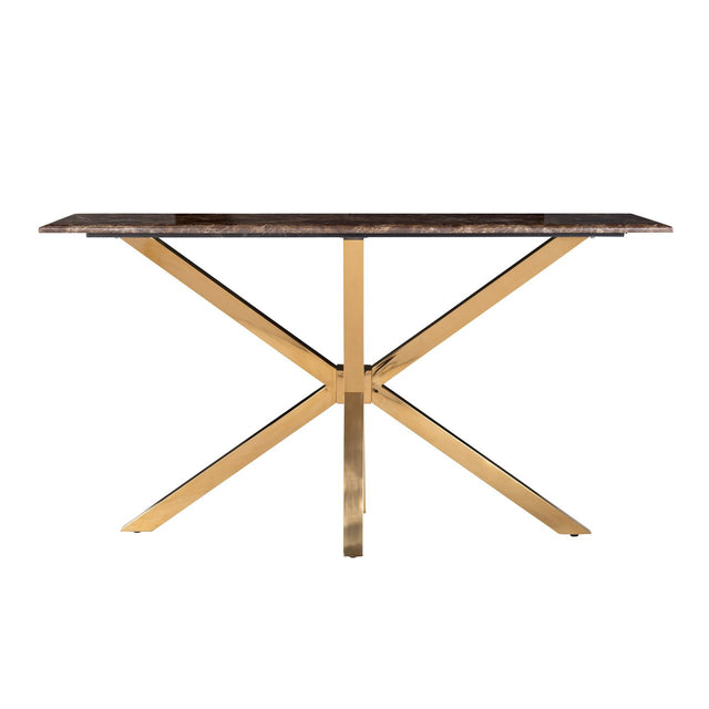 Wandtafel Conrad  (Gold) van Richmond Interiors – Luxe comfort op maat van PureWonen. Vraag naar de beste prijs.