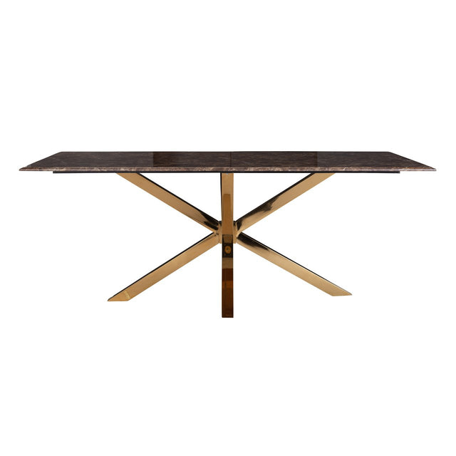 Eettafel Conrad (Gold) van Richmond Interiors – Luxe comfort op maat van PureWonen. Vraag naar de beste prijs.