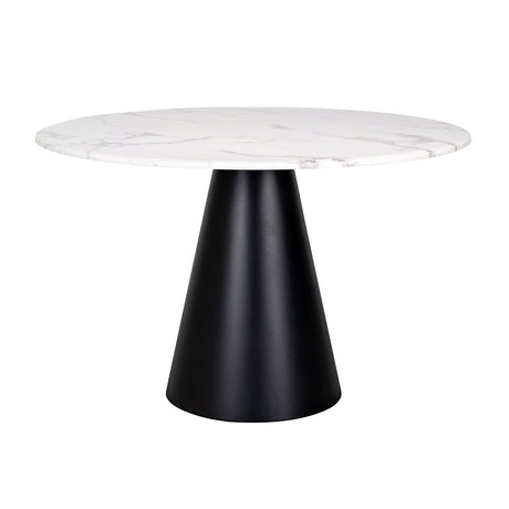 Eettafel Degas 120Ø  (White) van Richmond Interiors – Luxe comfort op maat van PureWonen. Vraag naar de beste prijs.