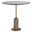 Bistrotafel Logan 75Ø (Black/gold) van Richmond Interiors – Luxe comfort op maat van PureWonen. Vraag naar de beste prijs.