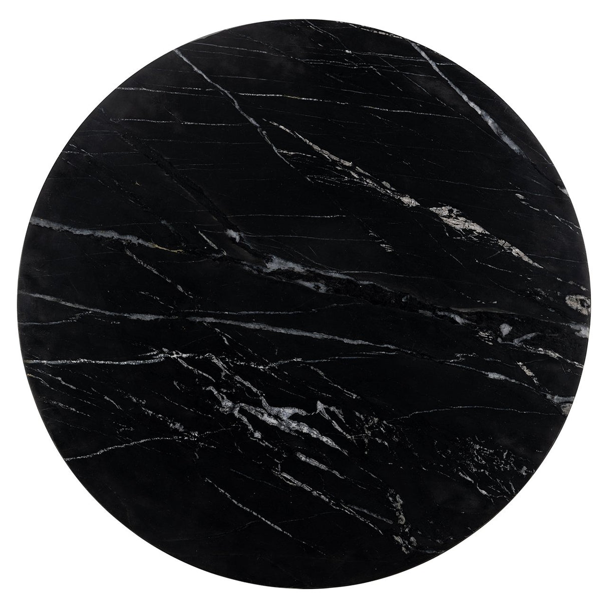 Bistrotafel Logan 75Ø (Black/gold) van Richmond Interiors – Luxe comfort op maat van PureWonen. Vraag naar de beste prijs.