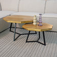 LABEL51 Salontafel Figure - Rough - Mangohout - 70 cm van LABEL51 – Luxe comfort op maat van PureWonen. Vraag naar de beste prijs.