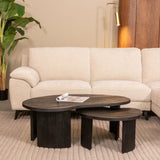 LABEL51 Salontafel Timon - Zwart - Mangohout - 100 cm van LABEL51 – Luxe comfort op maat van PureWonen. Vraag naar de beste prijs.