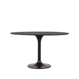 LABEL51 Eetkamertafel Otto - Zwart - Mangohout - 130 cm - Rond van LABEL51 – Luxe comfort op maat van PureWonen. Vraag naar de beste prijs.