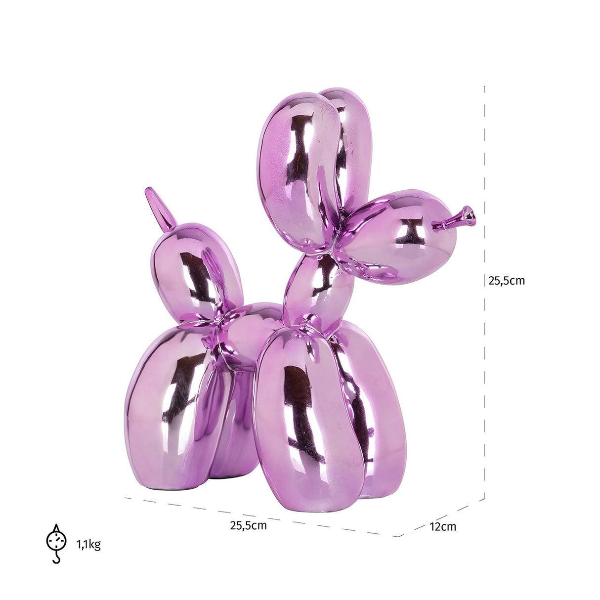 Dog deco object roze (Pink) van Richmond Interiors – Luxe comfort op maat van PureWonen. Vraag naar de beste prijs.