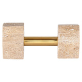 Deco object Dumble beige / shiny brass (Beige) van Richmond Interiors – Luxe comfort op maat van PureWonen. Vraag naar de beste prijs.