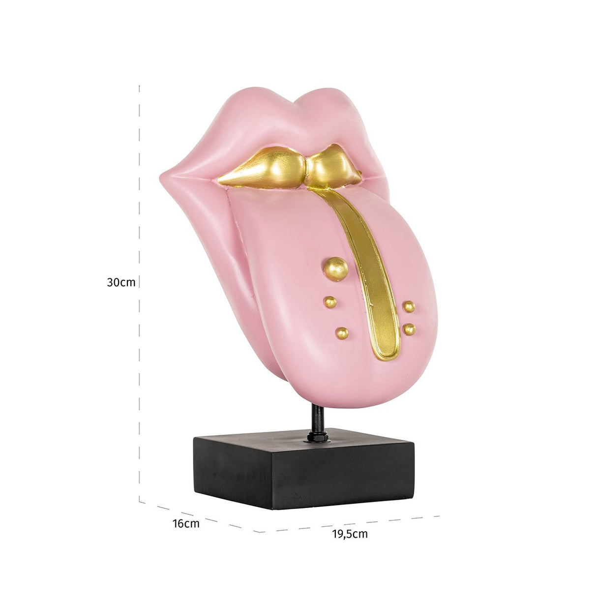 Deco object Tongue roze (Pink) van Richmond Interiors – Luxe comfort op maat van PureWonen. Vraag naar de beste prijs.