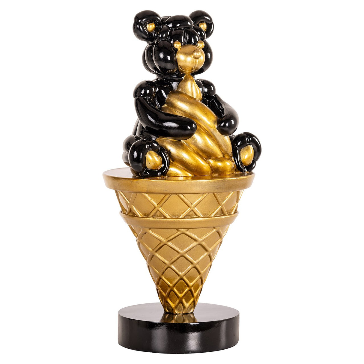 Deco object Harly (Black/gold) van Richmond Interiors – Luxe comfort op maat van PureWonen. Vraag naar de beste prijs.