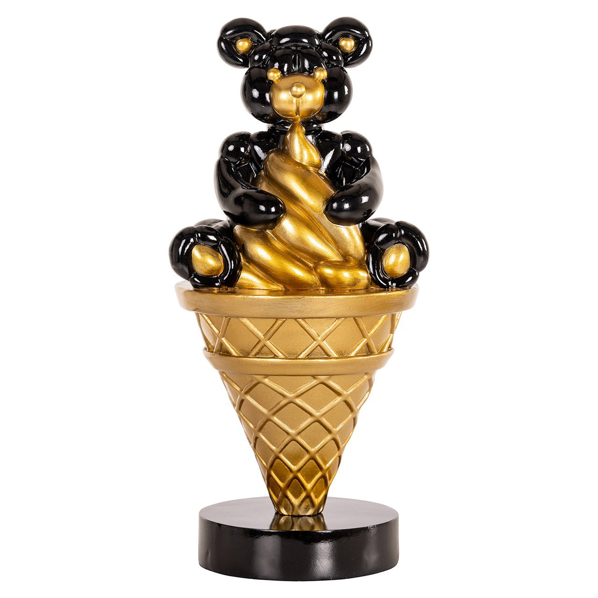 Deco object Harly (Black/gold) van Richmond Interiors – Luxe comfort op maat van PureWonen. Vraag naar de beste prijs.