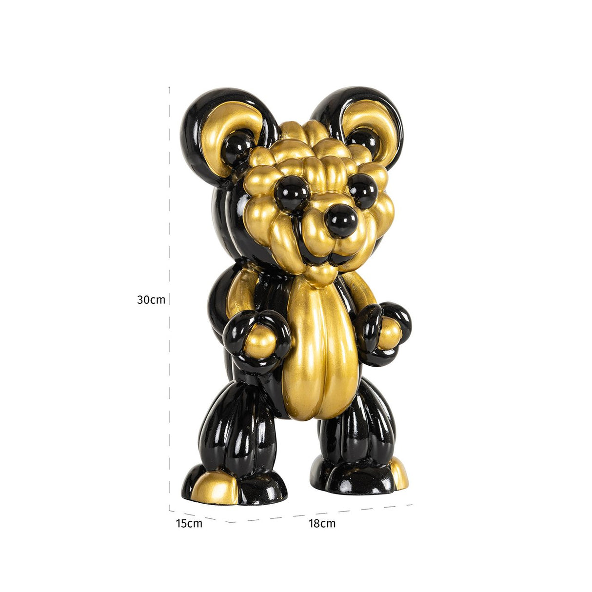 Deco object Silly (Black/gold) van Richmond Interiors – Luxe comfort op maat van PureWonen. Vraag naar de beste prijs.