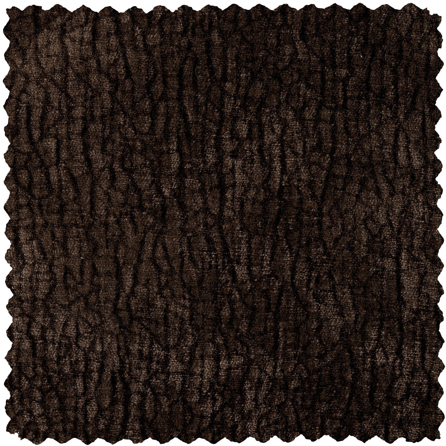 Baggy 1 Zits Element Met Arm Links 3 D Chenille Donkerbruin