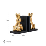 Boekenstandaard Cony (Black/gold) van Richmond Interiors - laagste prijs offerte van PureWonen