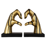 Boekenstandaard Love (Black/gold) van Richmond Interiors – Luxe comfort op maat van PureWonen. Vraag naar de beste prijs.