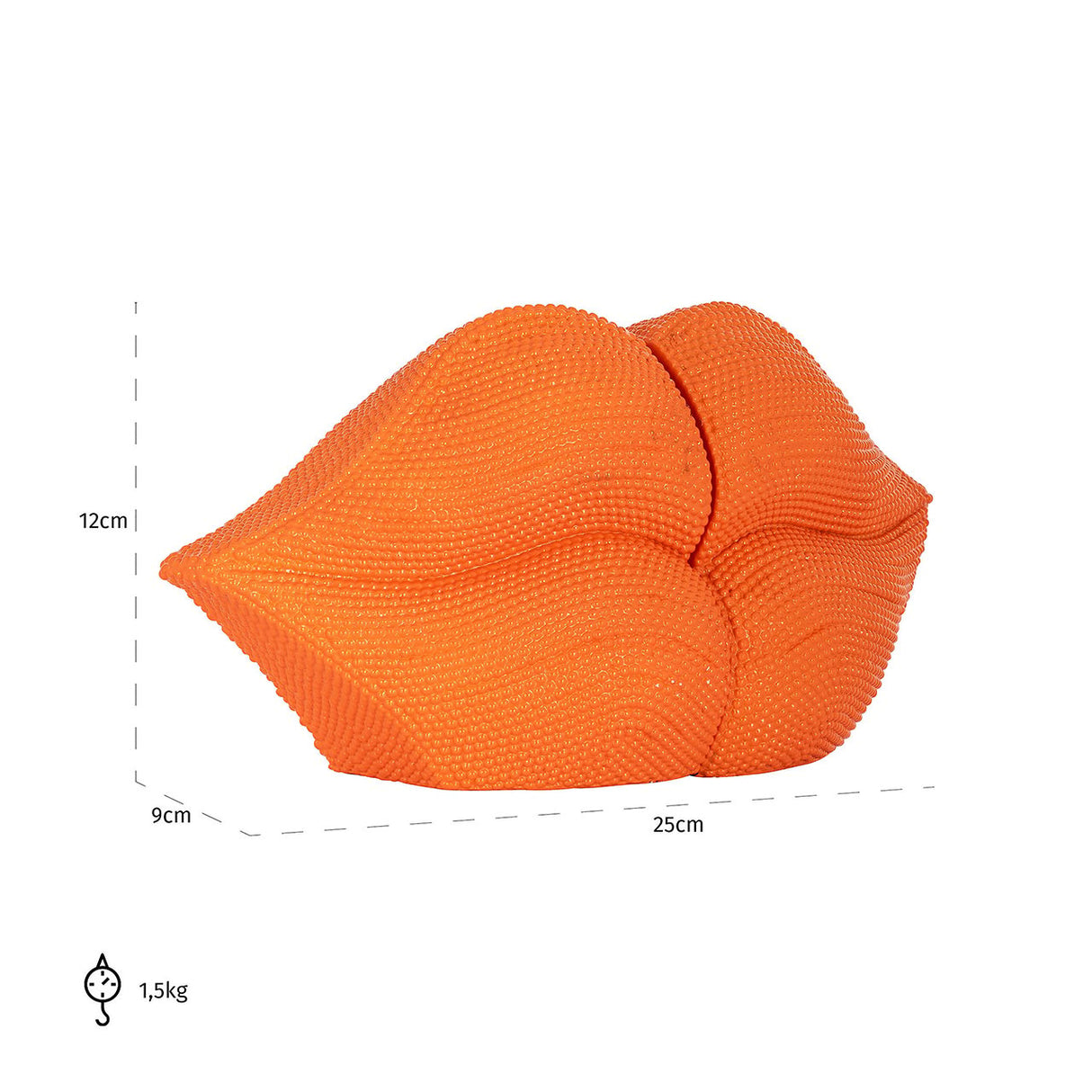 Boekenstandaard Lips (Orange) van Richmond Interiors – Luxe comfort op maat van PureWonen. Vraag naar de beste prijs.