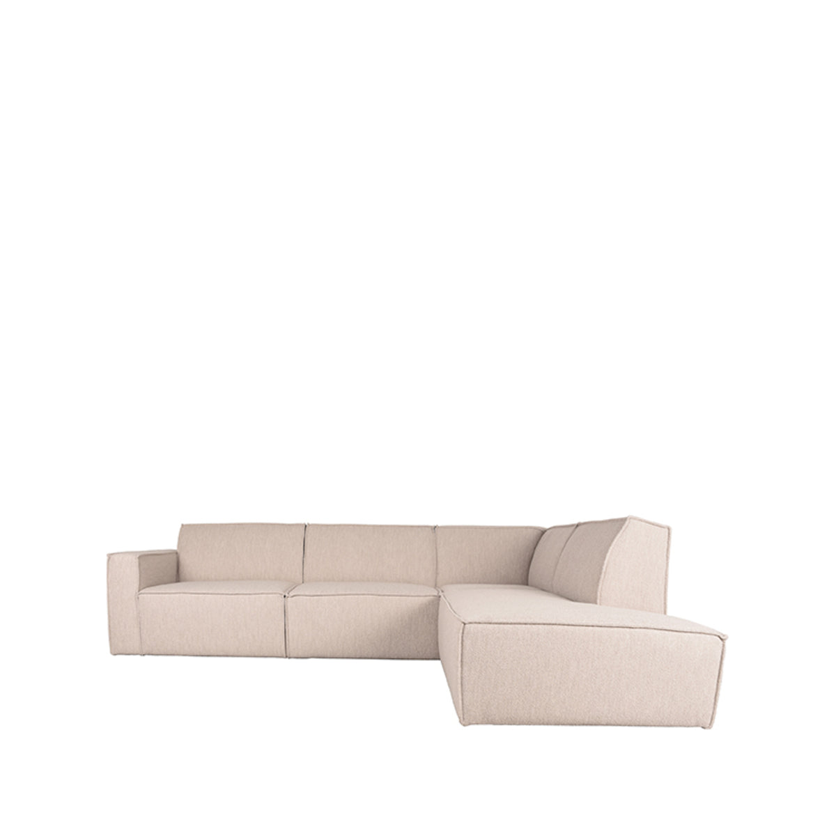 LABEL51 Hoekbank Kay - Naturel - Boucle - Rechts van LABEL51 – Luxe comfort op maat van PureWonen. Vraag naar de beste prijs.