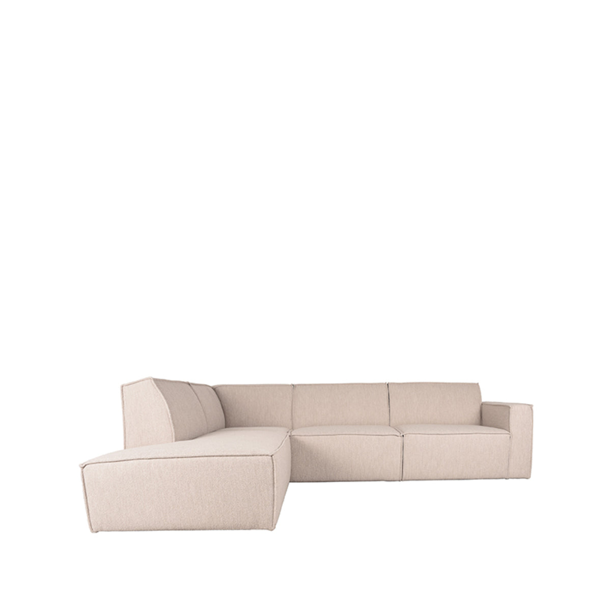 LABEL51 Hoekbank Kay - Naturel - Boucle - Links van LABEL51 – Luxe comfort op maat van PureWonen. Vraag naar de beste prijs.