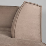 LABEL51 Hoekbank Kay - Taupe - Microfiber - Rechts van LABEL51 – Luxe comfort op maat van PureWonen. Vraag naar de beste prijs.