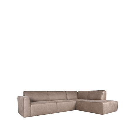 LABEL51 Hoekbank Kay - Taupe - Microfiber - Rechts van LABEL51 – Luxe comfort op maat van PureWonen. Vraag naar de beste prijs.