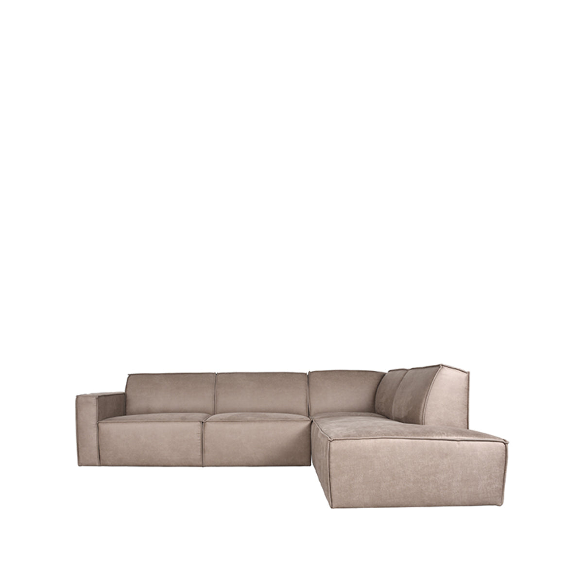 LABEL51 Hoekbank Kay - Taupe - Microfiber - Rechts van LABEL51 – Luxe comfort op maat van PureWonen. Vraag naar de beste prijs.