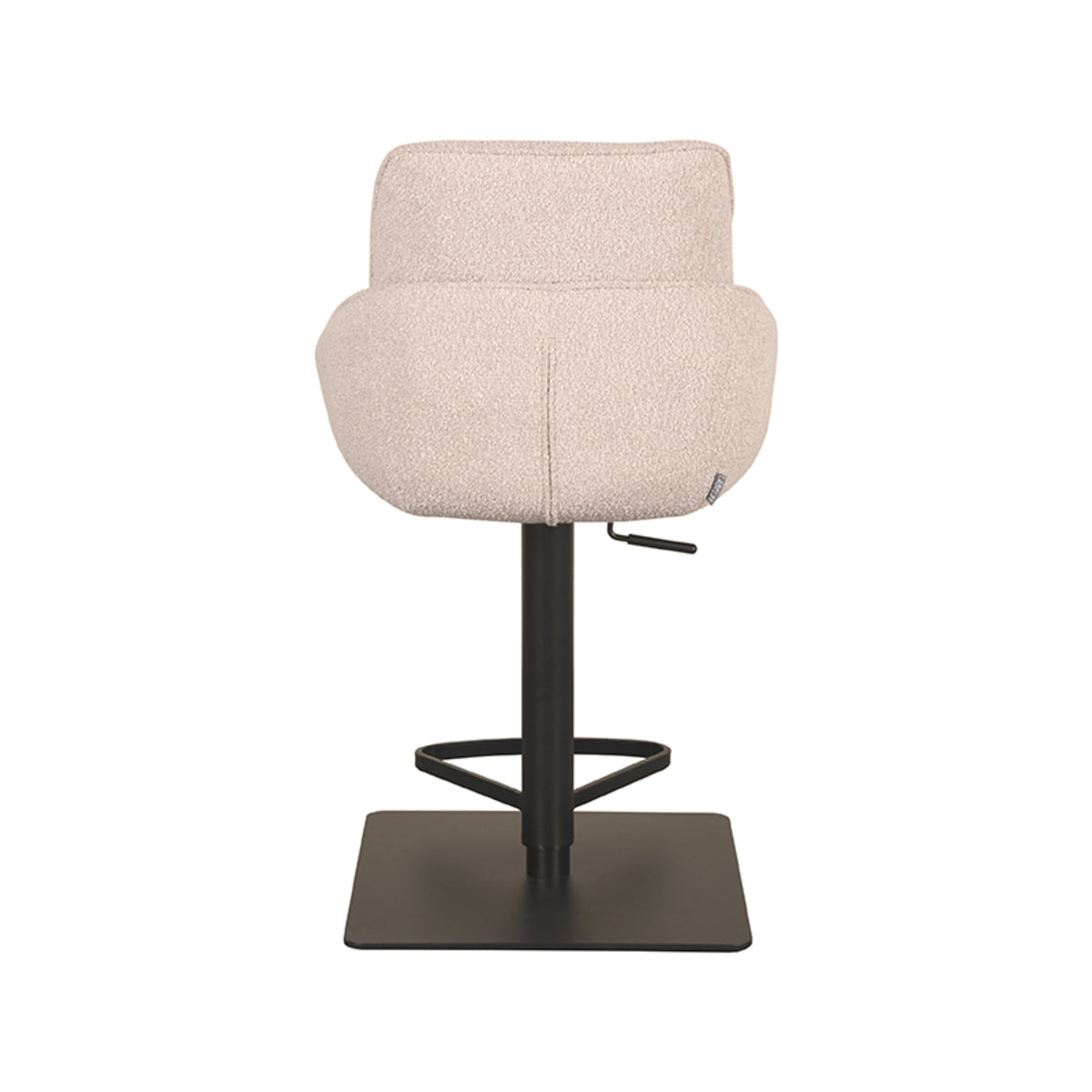 LABEL51 Barkruk Beauty - Naturel - Boucle - Gaslift van LABEL51 – Luxe comfort op maat van PureWonen. Vraag naar de beste prijs.