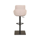 LABEL51 Barkruk Beauty - Naturel - Boucle - Gaslift van LABEL51 – Luxe comfort op maat van PureWonen. Vraag naar de beste prijs.