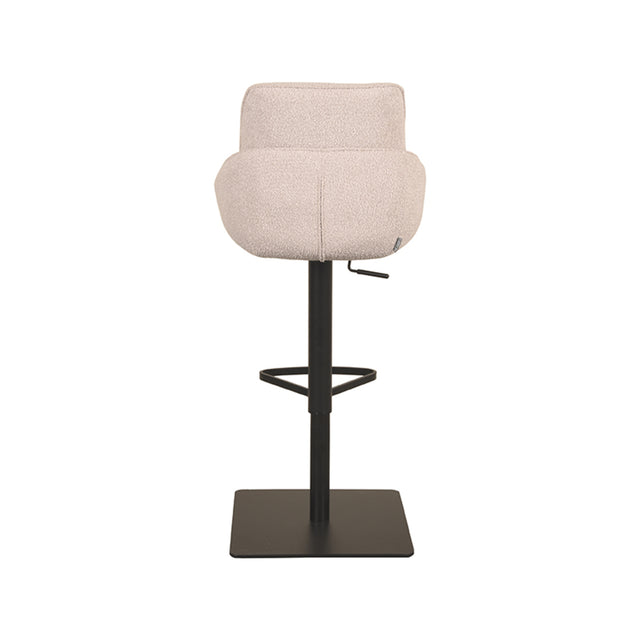 LABEL51 Barkruk Beauty - Naturel - Boucle - Gaslift van LABEL51 – Luxe comfort op maat van PureWonen. Vraag naar de beste prijs.