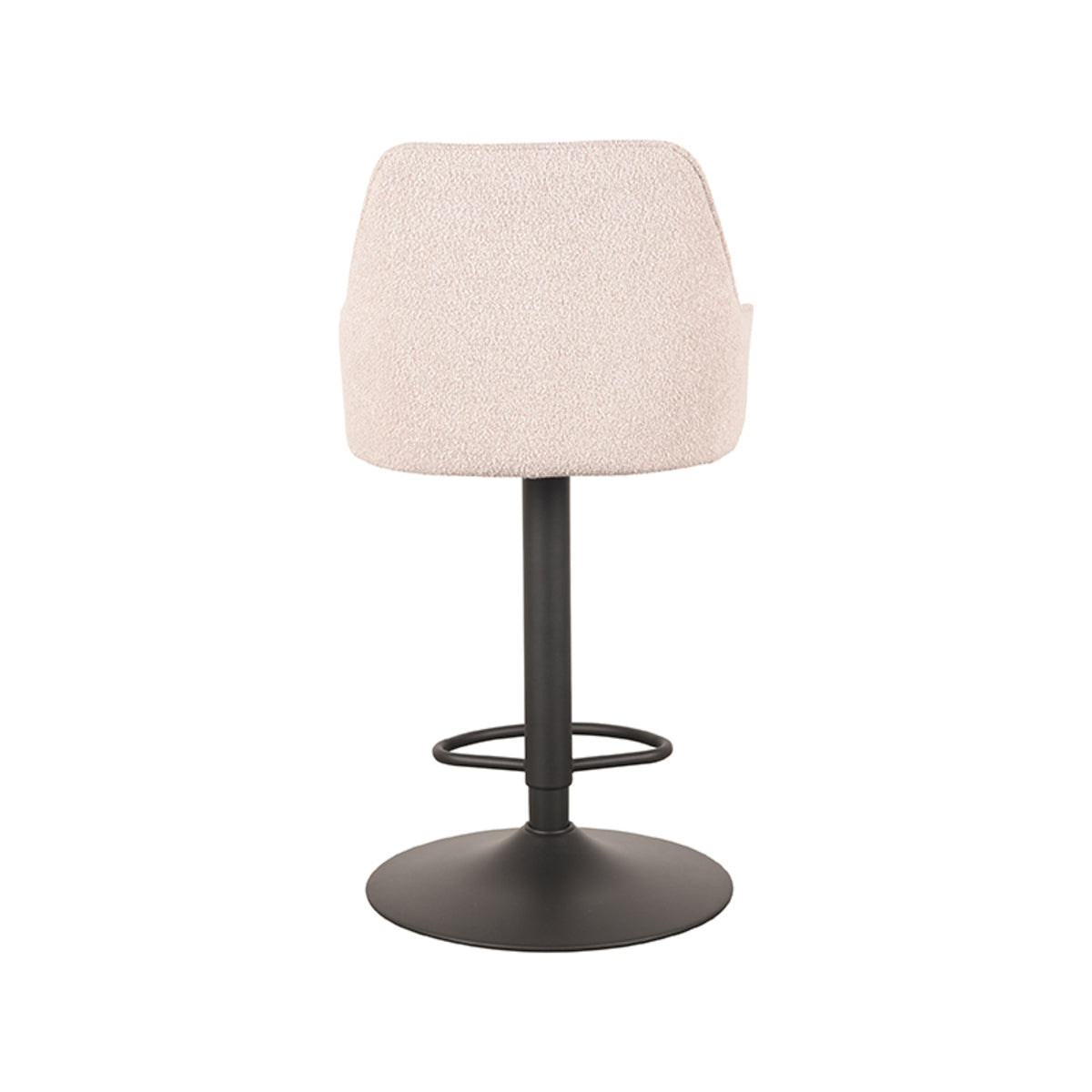 LABEL51 Barkruk Fender - Naturel - Boucle - Gaslift van LABEL51 – Luxe comfort op maat van PureWonen. Vraag naar de beste prijs.