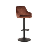 LABEL51 Barkruk Fender - Rust - Velours - Gaslift van LABEL51 - laagste prijs offerte van PureWonen