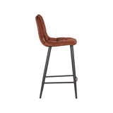 LABEL51 Barkruk Jelt - Rust - Velours - Zithoogte 65 van LABEL51 – Luxe comfort op maat van PureWonen. Vraag naar de beste prijs.