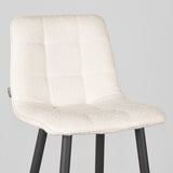 LABEL51 Barkruk Jelt - Ivory - Boucle - Zithoogte 78 van LABEL51 – Luxe comfort op maat van PureWonen. Vraag naar de beste prijs.