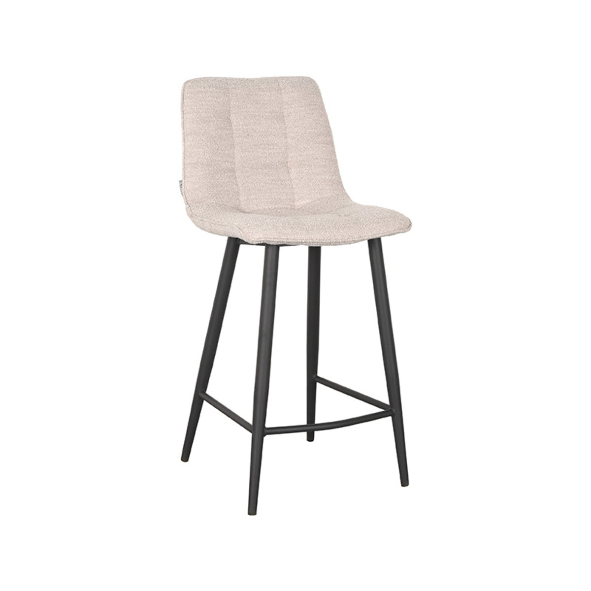 LABEL51 Barkruk Jelt - Naturel - Boucle - Zithoogte 65 van LABEL51 – Luxe comfort op maat van PureWonen. Vraag naar de beste prijs.