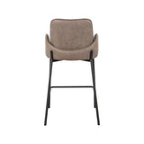 LABEL51 Barkruk Joni - Taupe - Microfiber - Zithoogte 65 van LABEL51 – Luxe comfort op maat van PureWonen. Vraag naar de beste prijs.